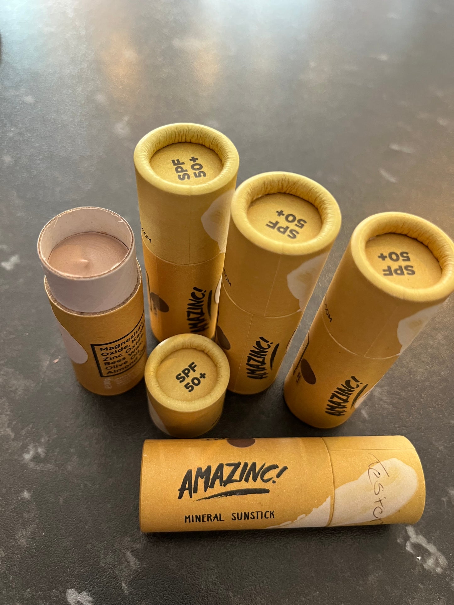 Amazinc! Mineral Sunstick darker skin SPF 50+ 30g tube