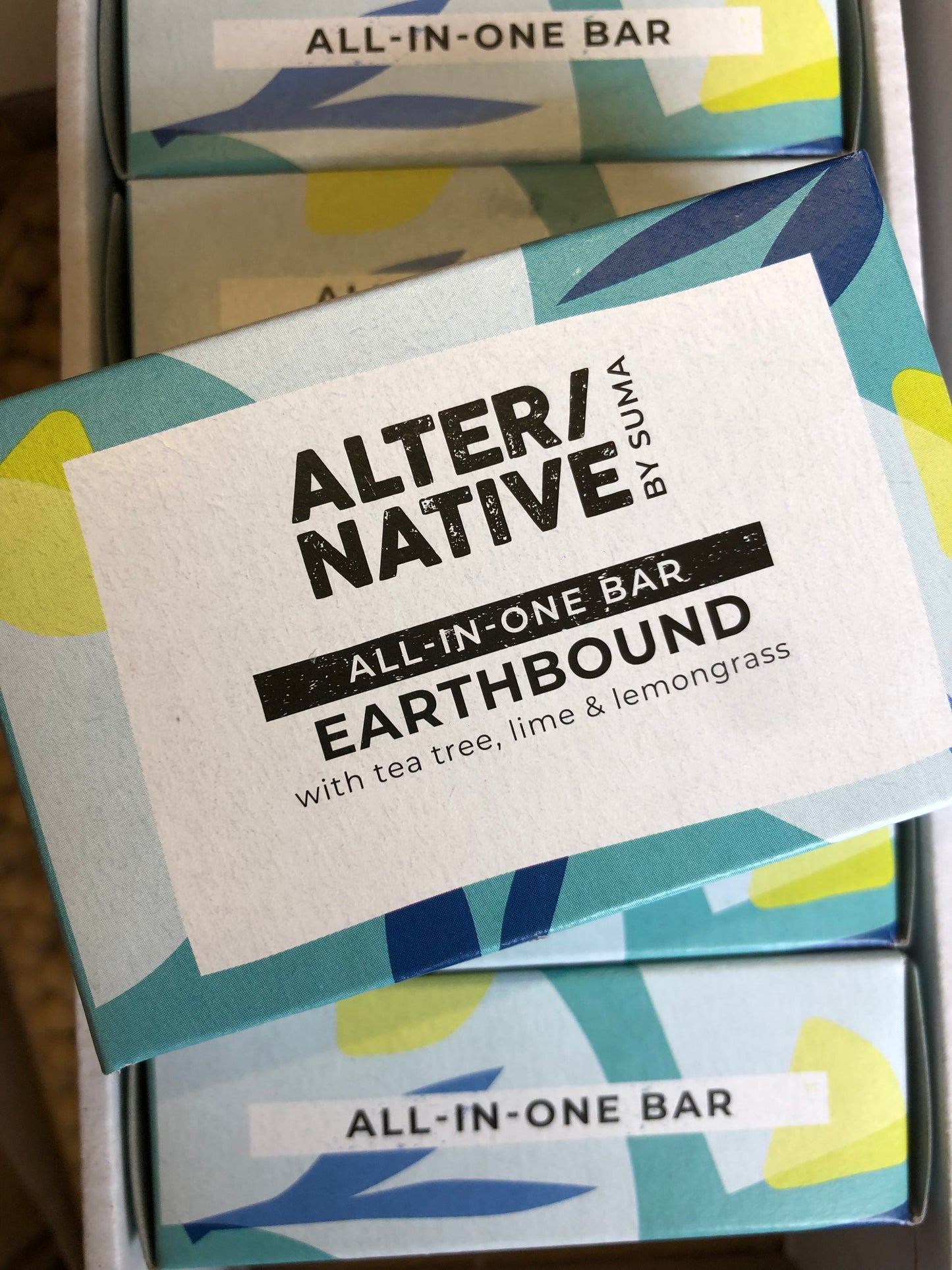 A closeup of Alter/Native’s All-in-one bars, Earthbound.