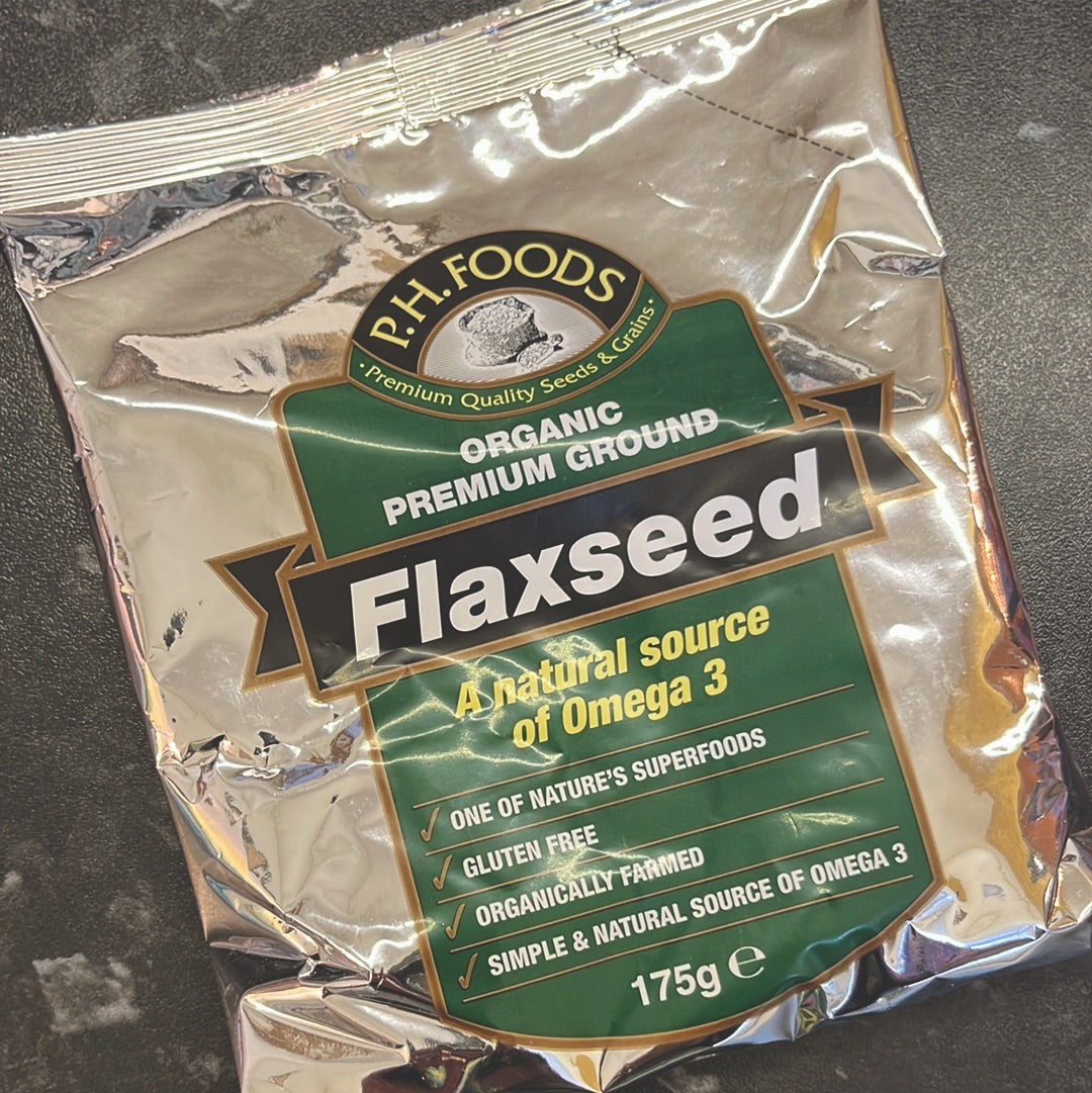 Flaxseed Ground Organic 175g Bag