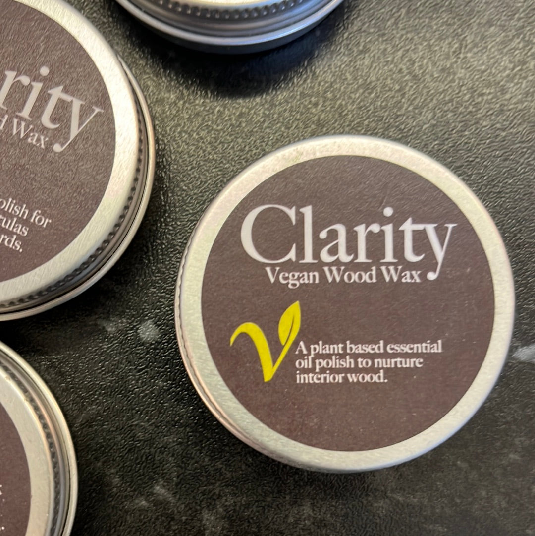 Clarity Vegan Wood Wax 30g tin