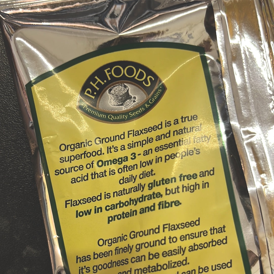 Flaxseed Ground Organic 175g Bag