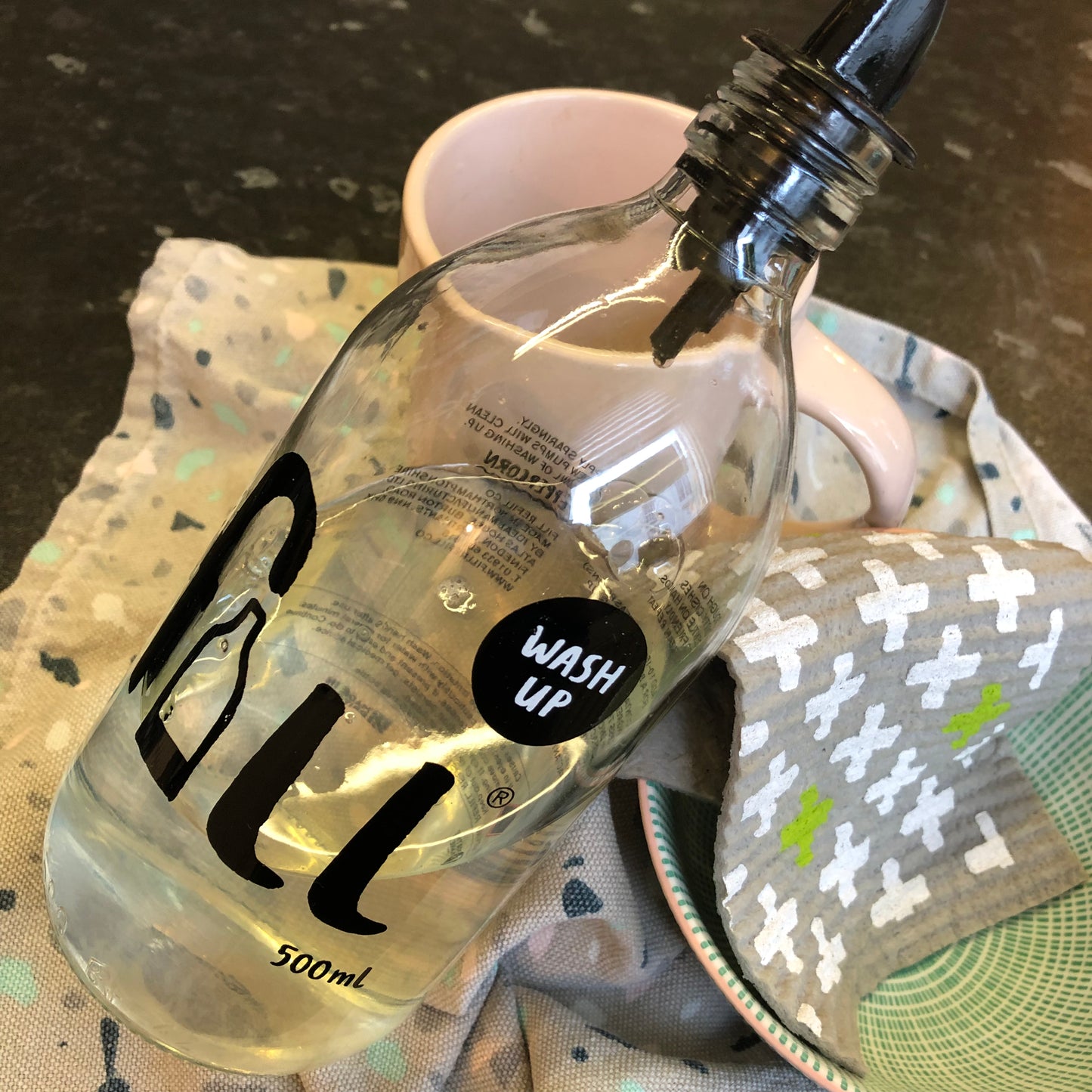 Fill Empty 500ml Glass Bottle