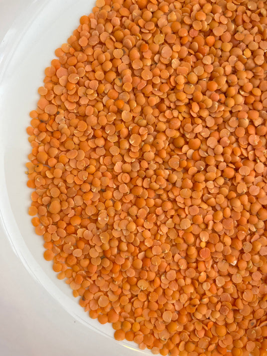 Red Split Lentils Organic 100g