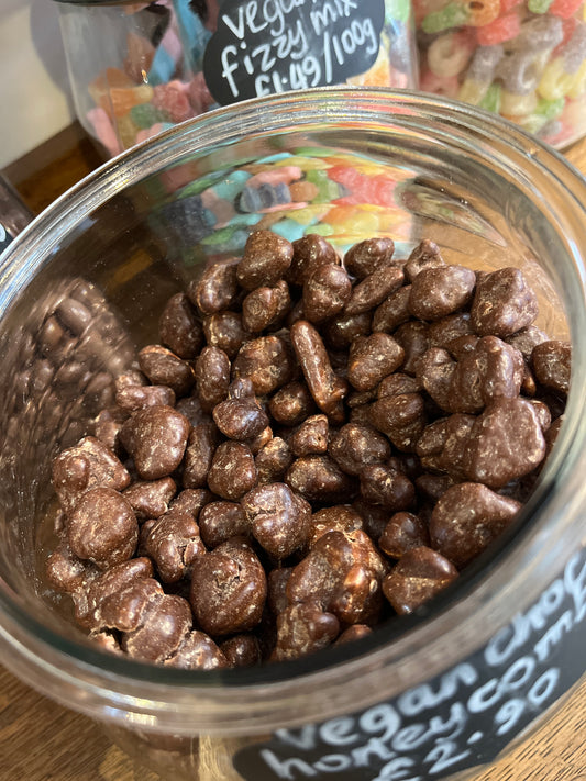 Vegan Choc Honeycomb Crunchee Bites 100g
