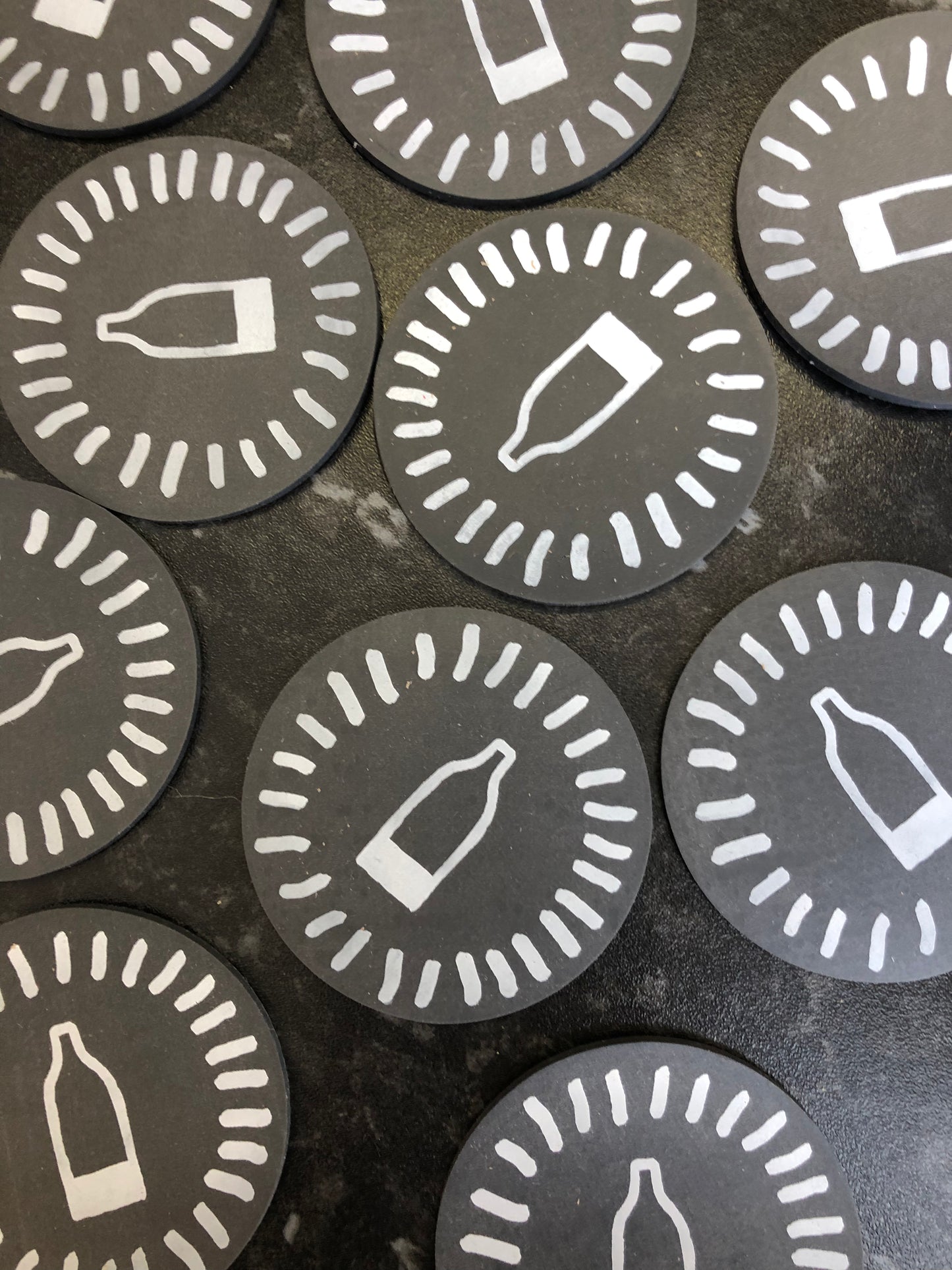 Fill Mat Coaster Silicone