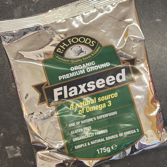 Flaxseed Ground Organic 175g Bag